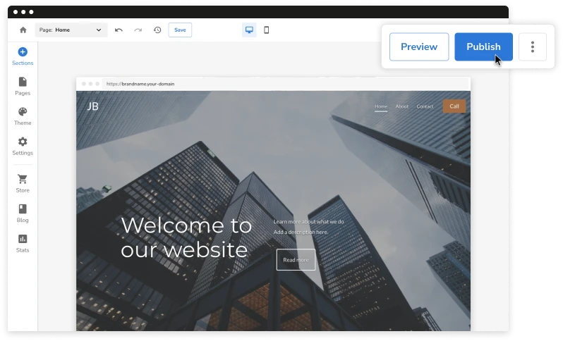 Website Builder | Globehost